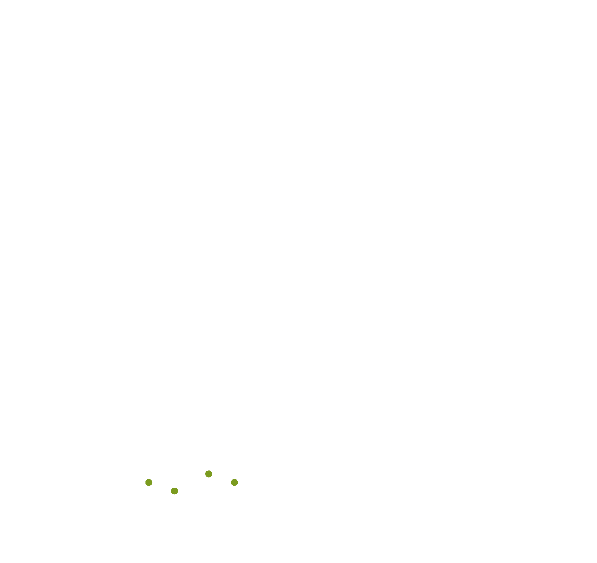 Europe map made from halftone dot pattern